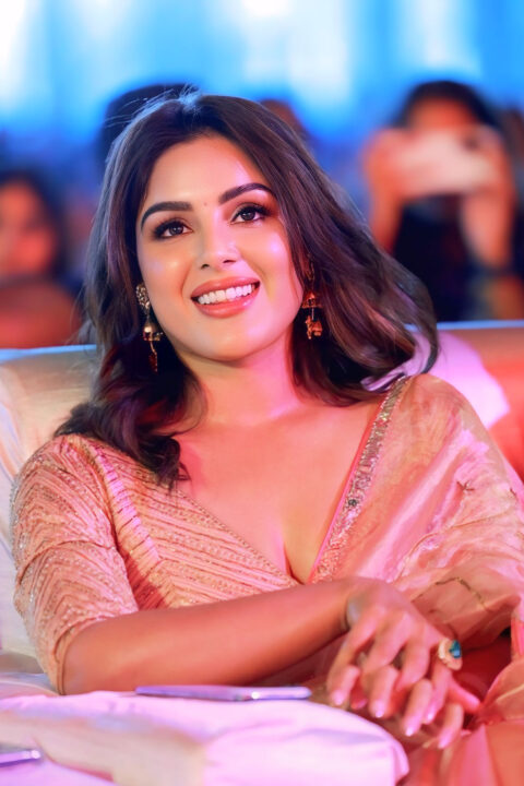 Samyuktha Menon in Intricate Floral Embroidered Saree Stills