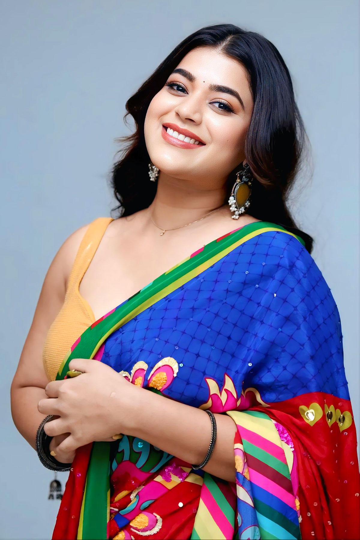 Yamini Bhaskar Fearless Mix of Red and Green at Psych Siddhartha Event