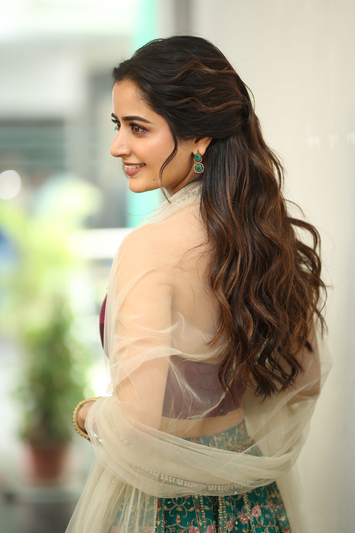 Ashika Ranganath Pairs Oxidized Silver Jewelry with Olive Co-ords