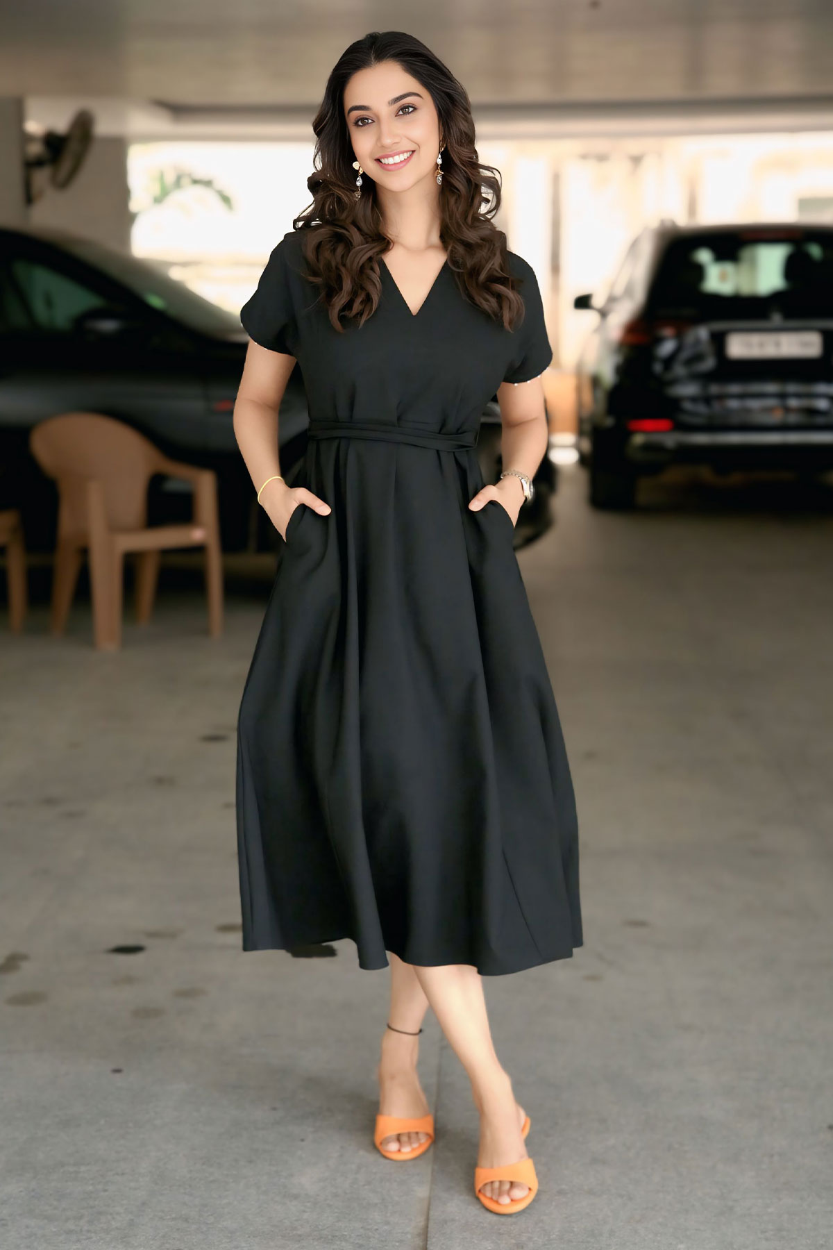 Meenakshi Chaudhary Stunning Appearance at January 14 Press Tour