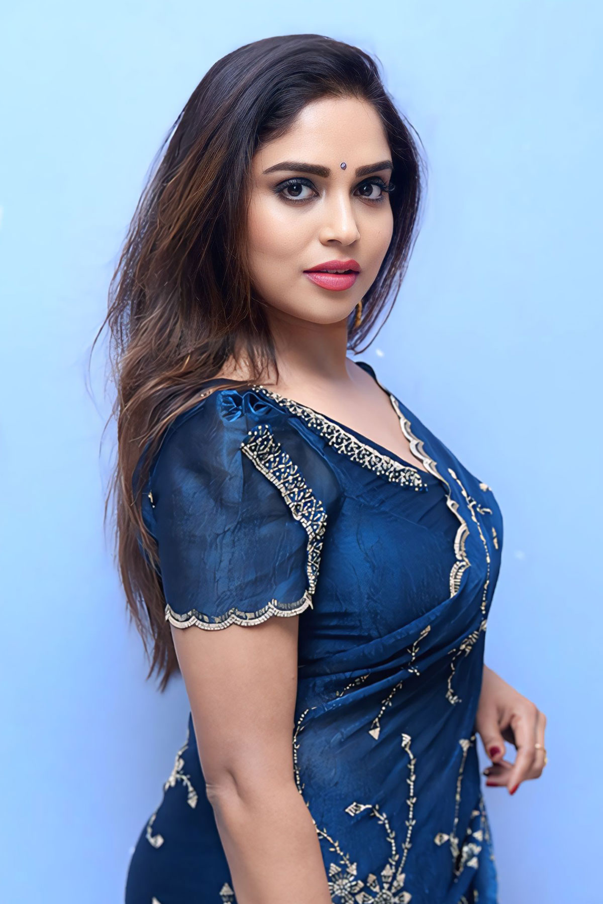 Karunya Chowdary’s Ethereal Silhouette at Erracheera Media Event