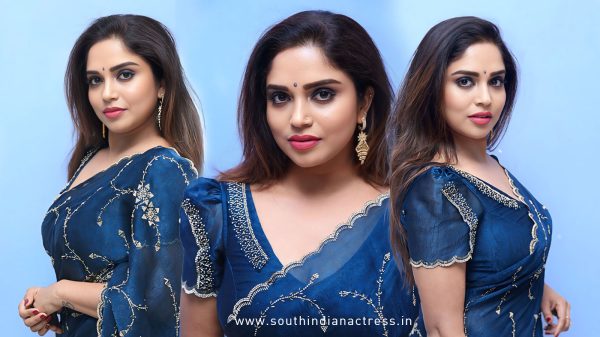 Karunya Chowdary in Dazzling Traditional Look for Erracheera