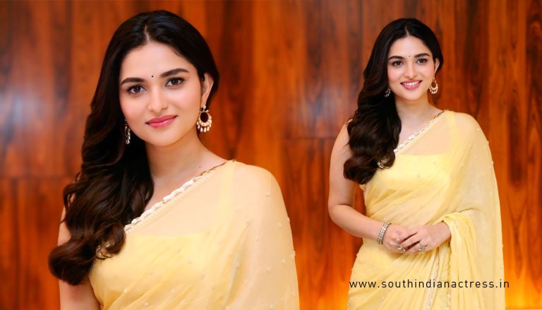 Kayadu Lohar in Butter-Yellow Georgette: Effortless Elegance 2026