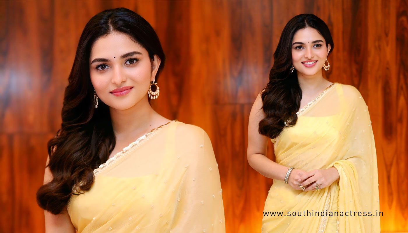 Kayadu Lohar in Butter-Yellow Georgette: Effortless Elegance 2026