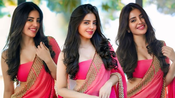 Gorgeous Kushitha Kallapu Images from Viral Pink Saree Photoshoot