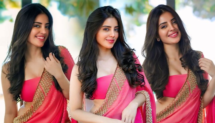 Gorgeous Kushitha Kallapu Images from Viral Pink Saree Photoshoot
