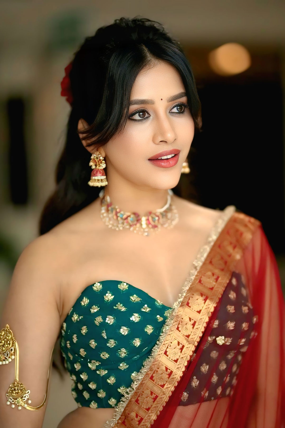 Swayambhu Teaser Reveal: Nabha Natesh’s Bold Traditional Avatar