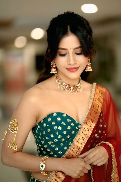 Nabha Natesh: The Regal Queen of Swayambhu Press Meet