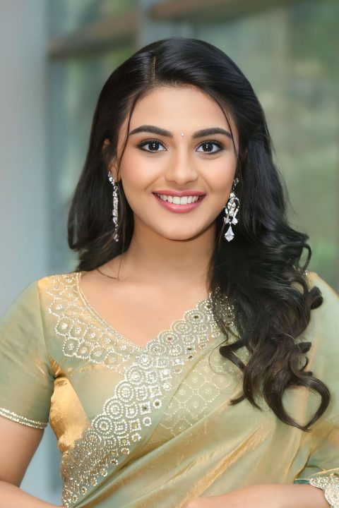 Vishnu Vinyasam Leading Lady Nayan Sarika Dazzles in Traditional Wear