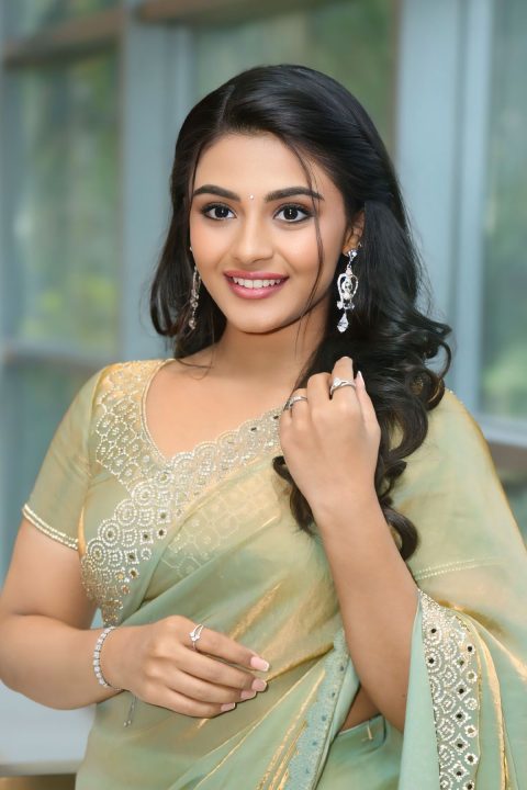 Vishnu Vinyasam Pre-Release Event: Nayan Sarika Saree Details