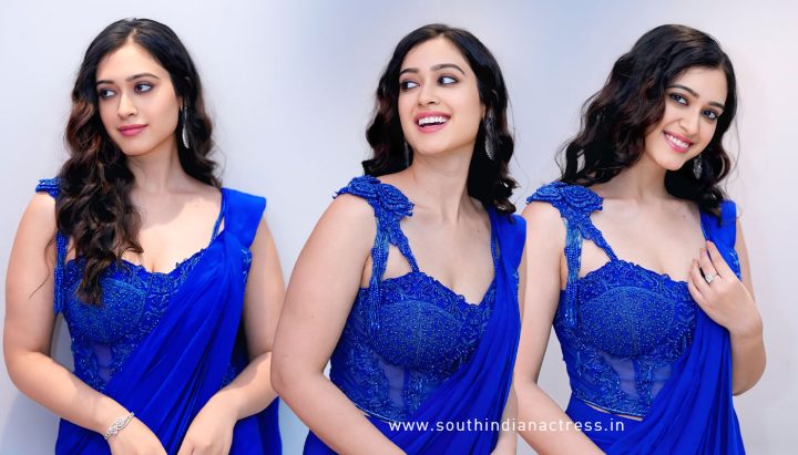 Rhea Sachdeva in Structured Corset Blouse and Fluid Saree Drape