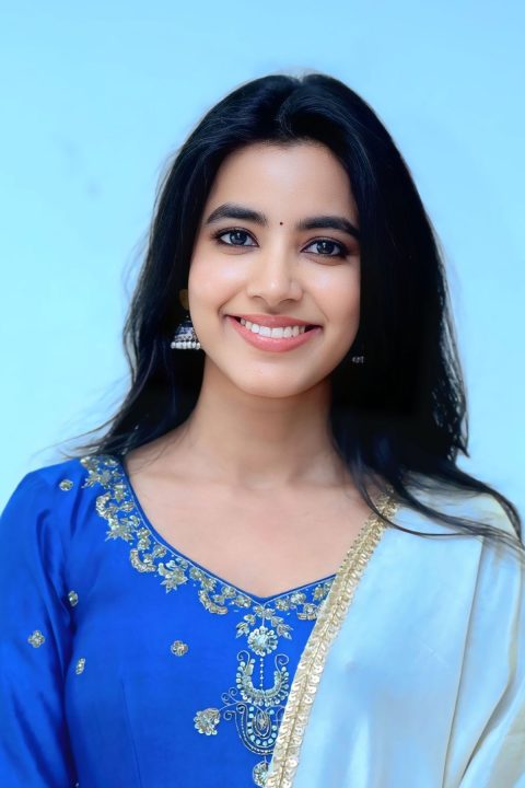 Viral Stills: Shivani Nagaram Radiant Royal Blue Ethnic Look