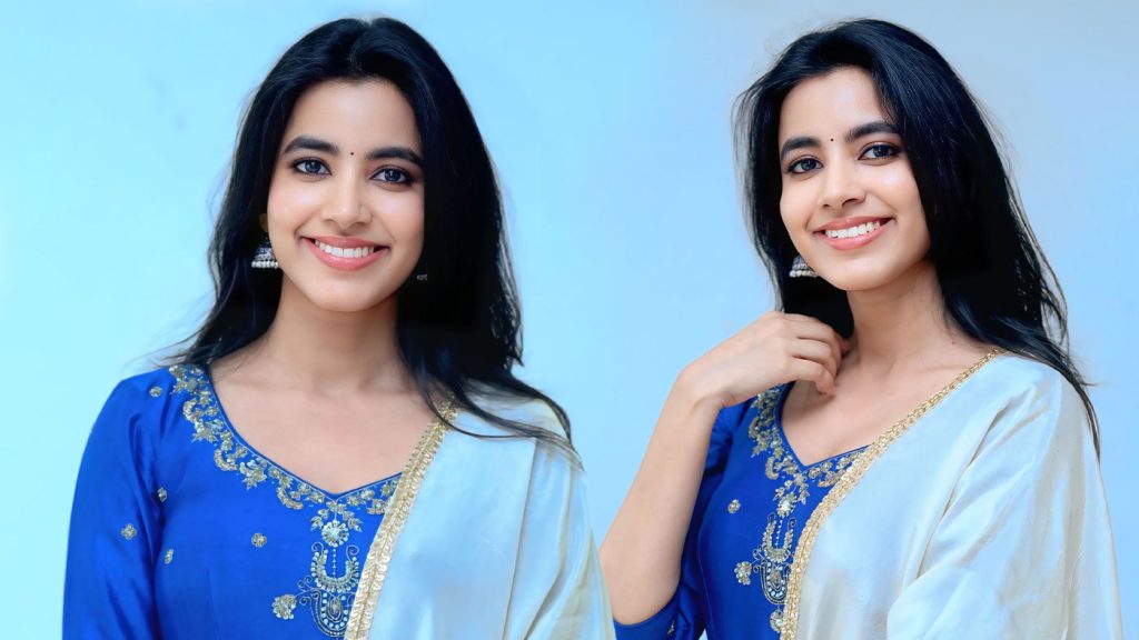 Get the Look: Shivani Nagaram Royal Blue Anarkali Suit