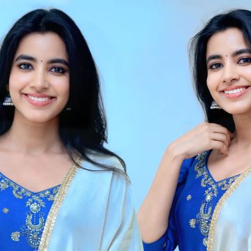 Get the Look: Shivani Nagaram Royal Blue Anarkali Suit