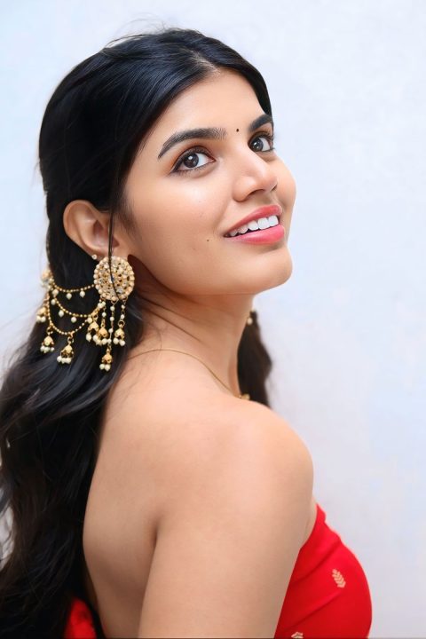 Modern Pin-Up Drape: Gayathri Ramana in Contemporary Saree Style