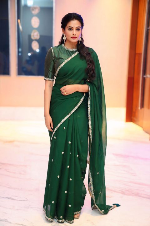 Saraswathi Leading Lady Priyamani Radiates Timeless Elegance