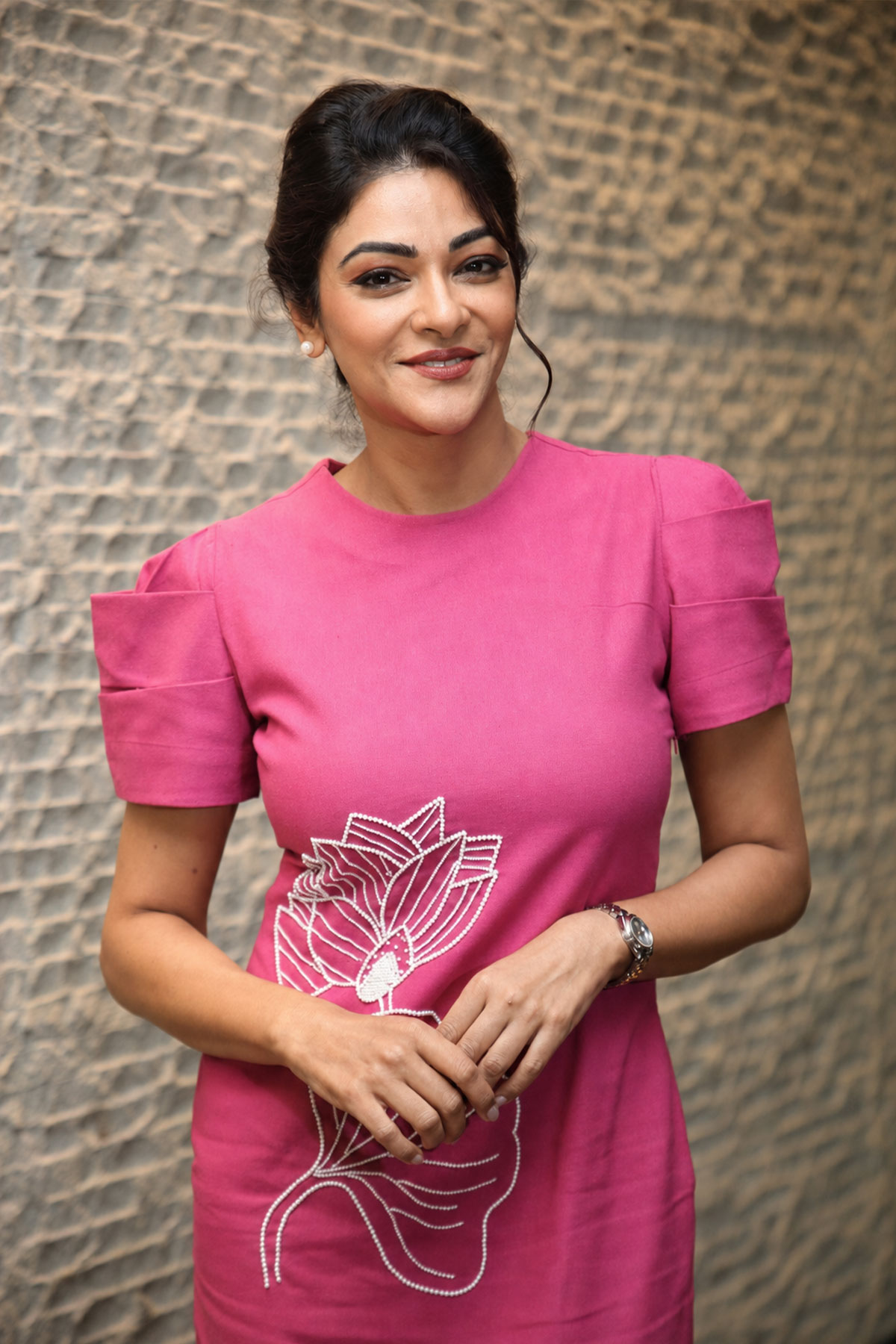 Actress Abhirami at Blast Zone Movie Promo Event
