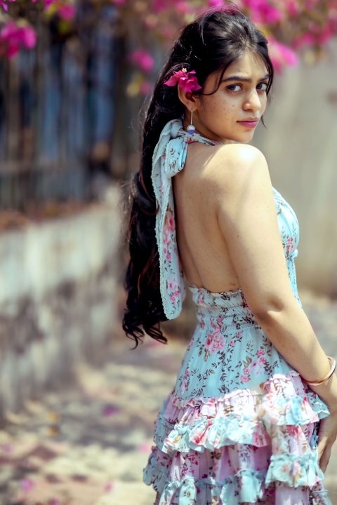 Bandhavi Sridhar in Breezy Floral Fashion for Pretty Pixie