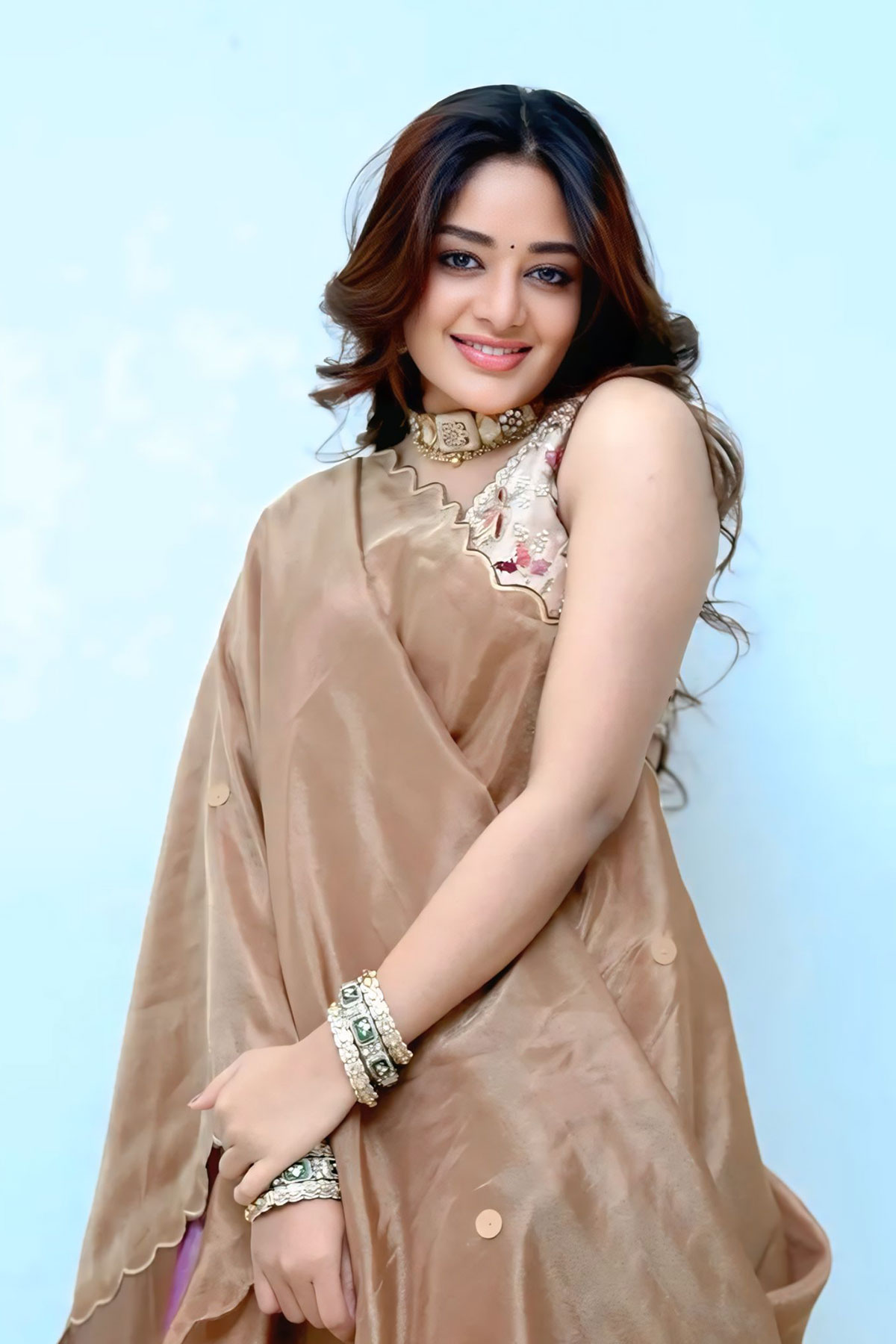 Deepshika Chandran Sets Ethnic Goals in Rich Jewel-Toned Outfit