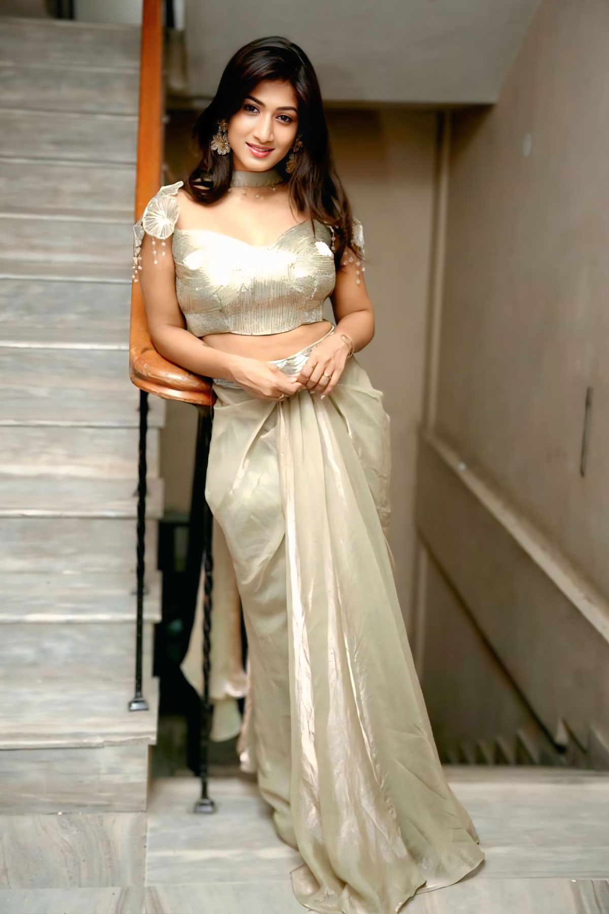 Tollywood Actress Geethika Ratan at Dooradarshini Promo Event