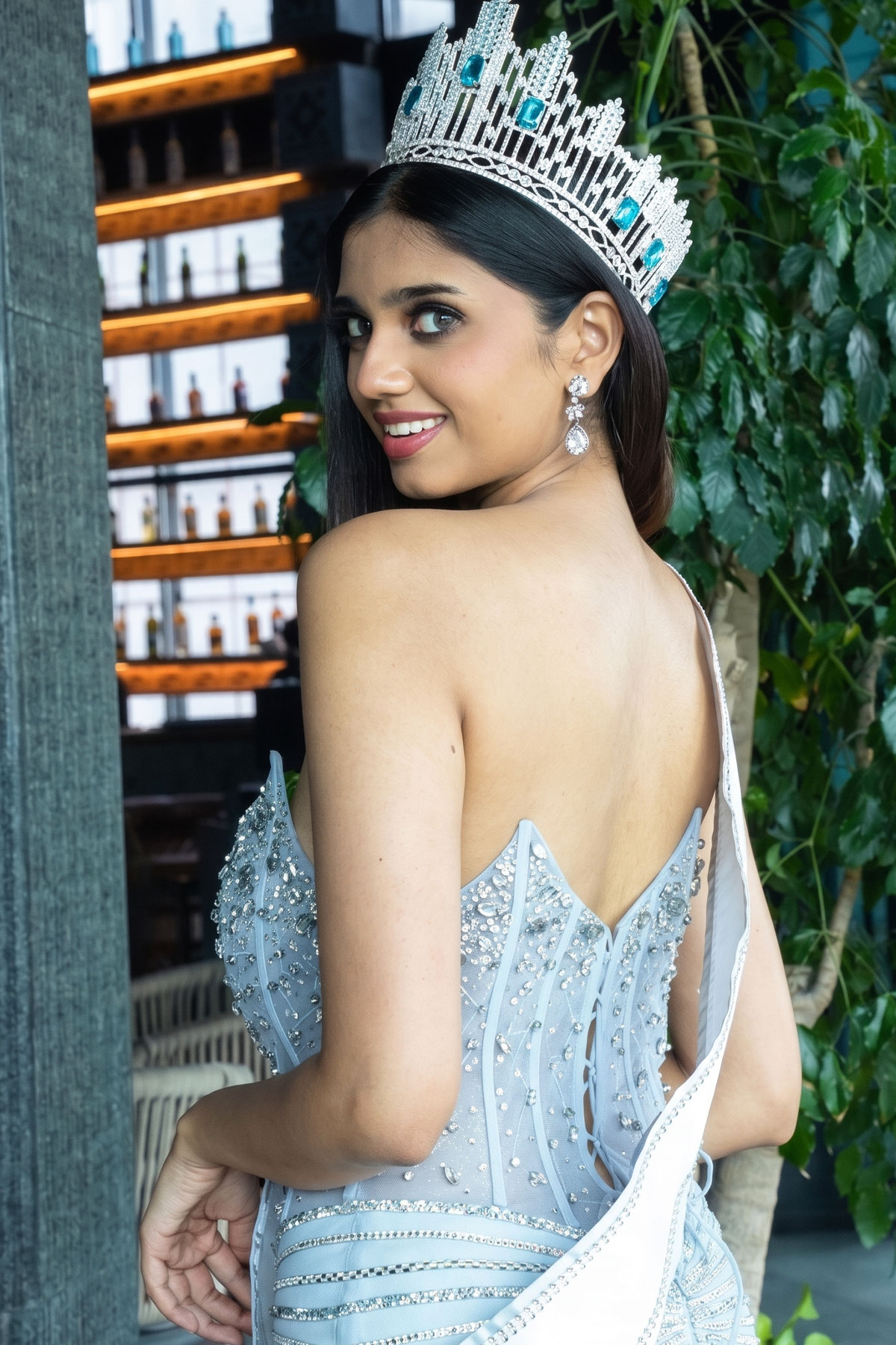 Kashvi Latest Photos: Miss Universe Telangana 2025 Gown Fashion
