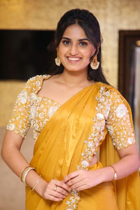 Purushaha Pre-Release Event: Rayancha Kokkura Saree Photos