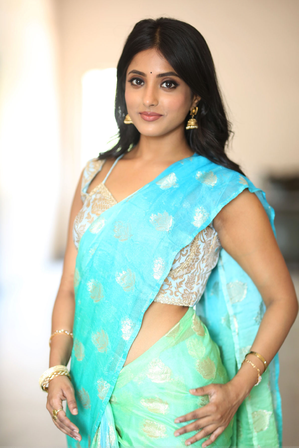 Must-See: Ulka Gupta in Festive Look at Agadha Teaser Launch