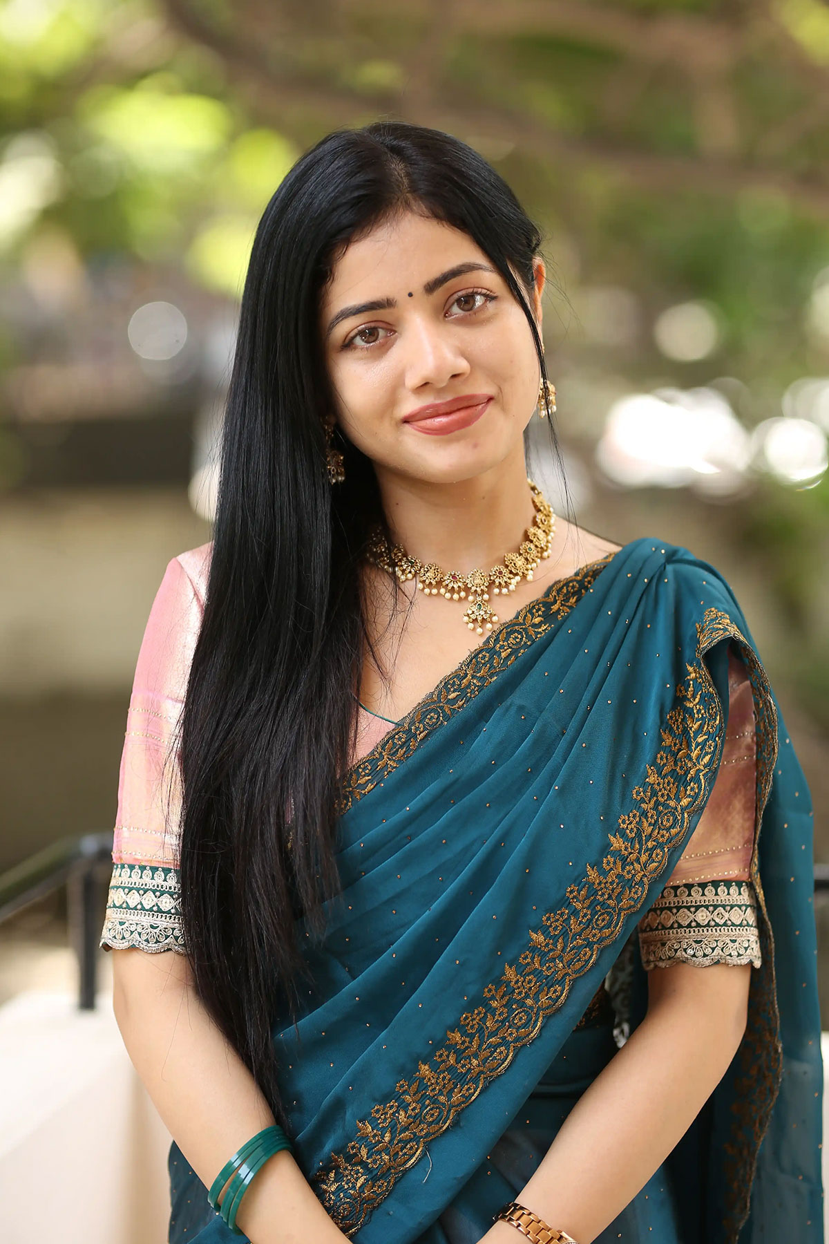 Exclusive: Bhairavi Ardhya in Traditional Look for Kotha Malupu
