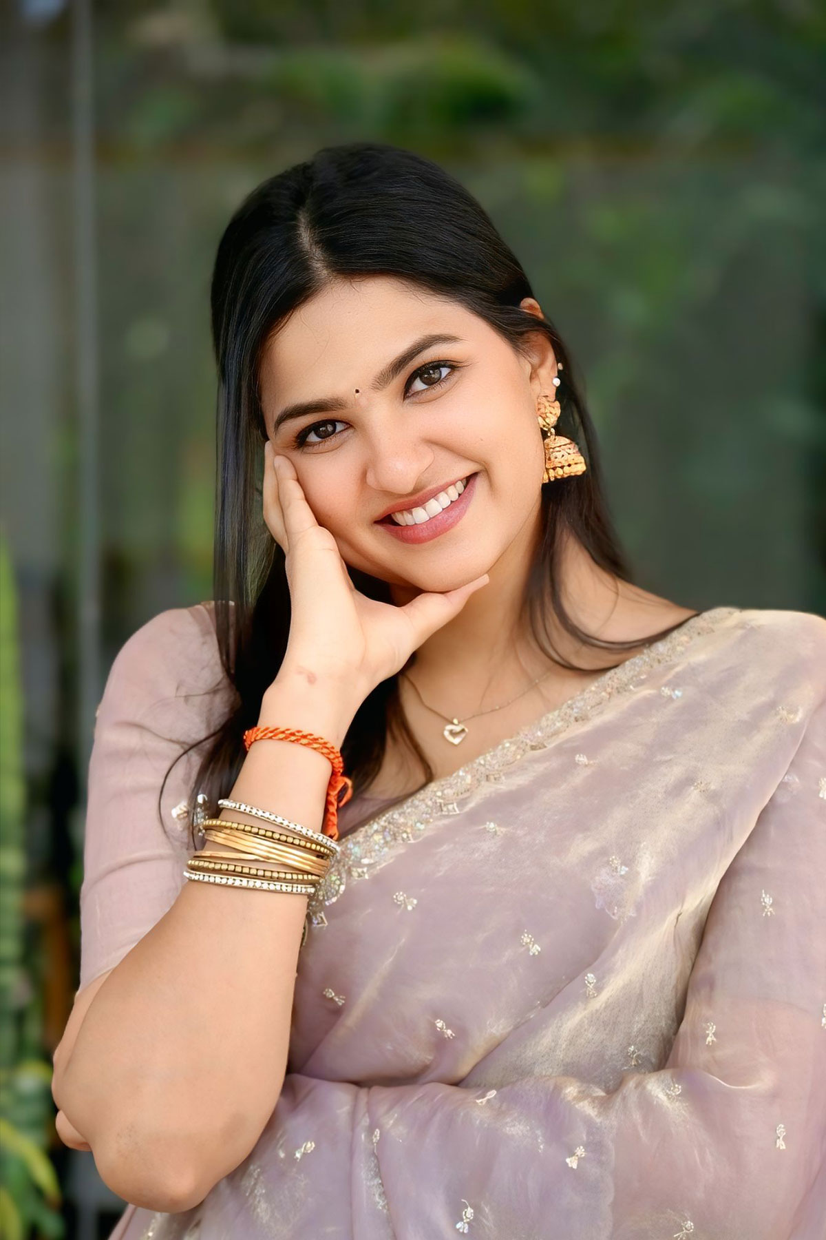 Actress Divija Prabhakar at Venkatramaiah Gari Taluka Promo Event