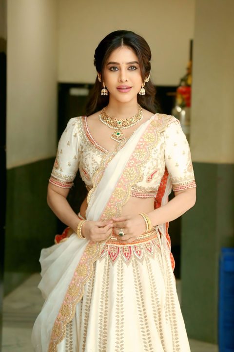 Nabha Natesh Steals the Show with Sizzling Lehenga