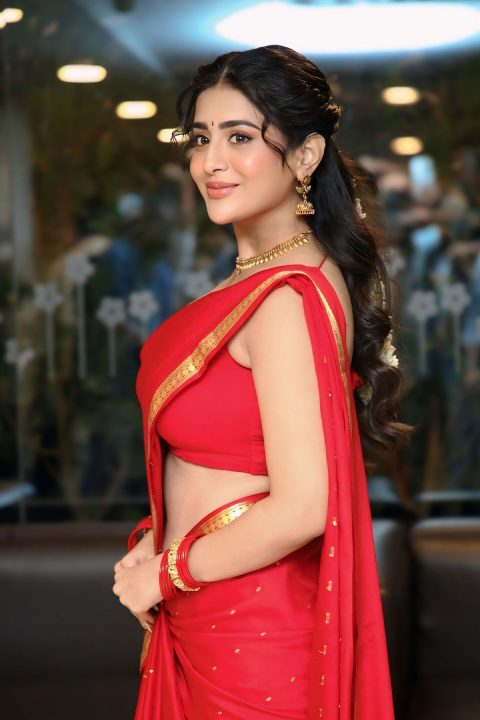 Radiant Rashi Singh Ethnic Fashion at New Movie Launch