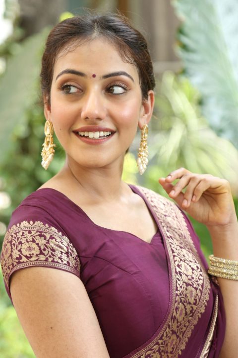 Shreyasi Sen Sets Ethnic Goals in Deep Wine Banarasi Saree