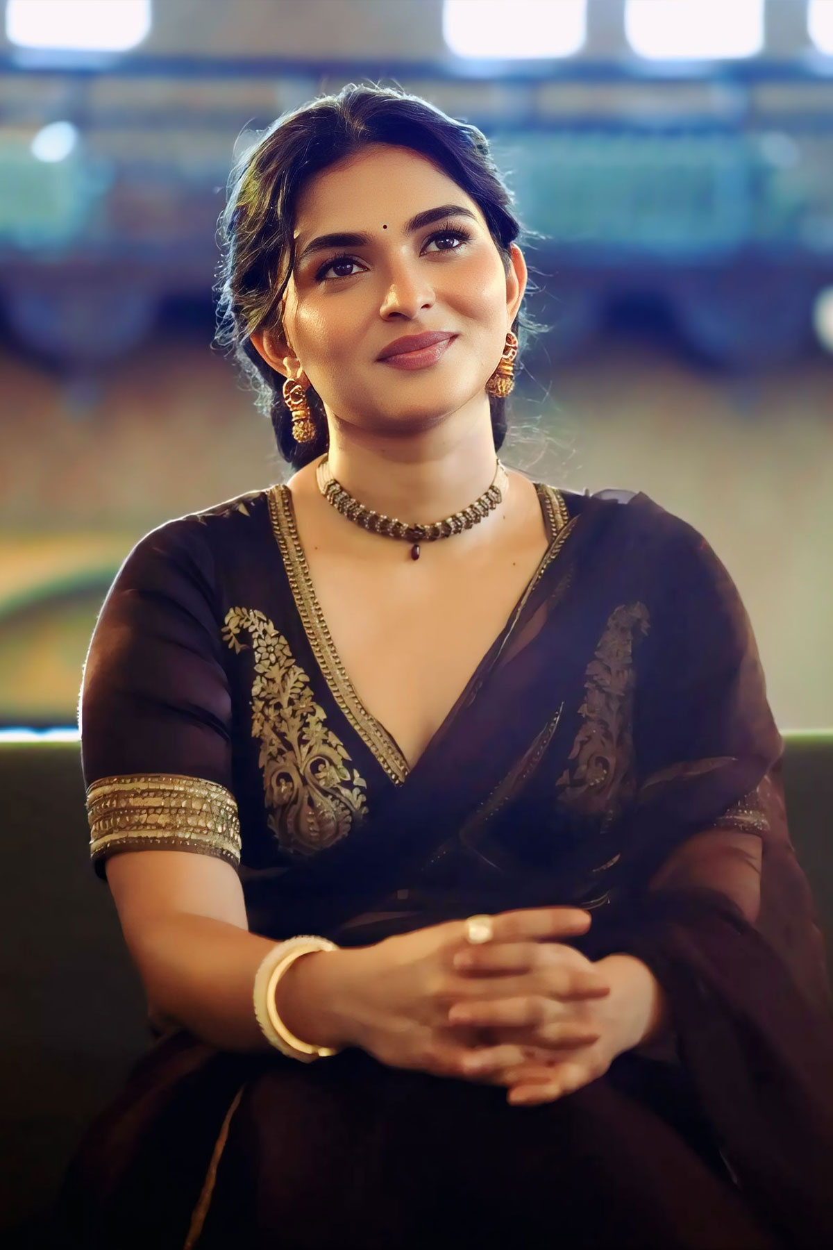 Kayadu Lohar Idhayam Murali Success Party Outfit