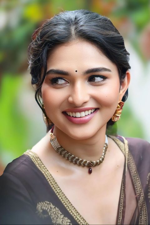 Idhayam Murali Success Meet: Kayadu Lohar Organza Saree Look