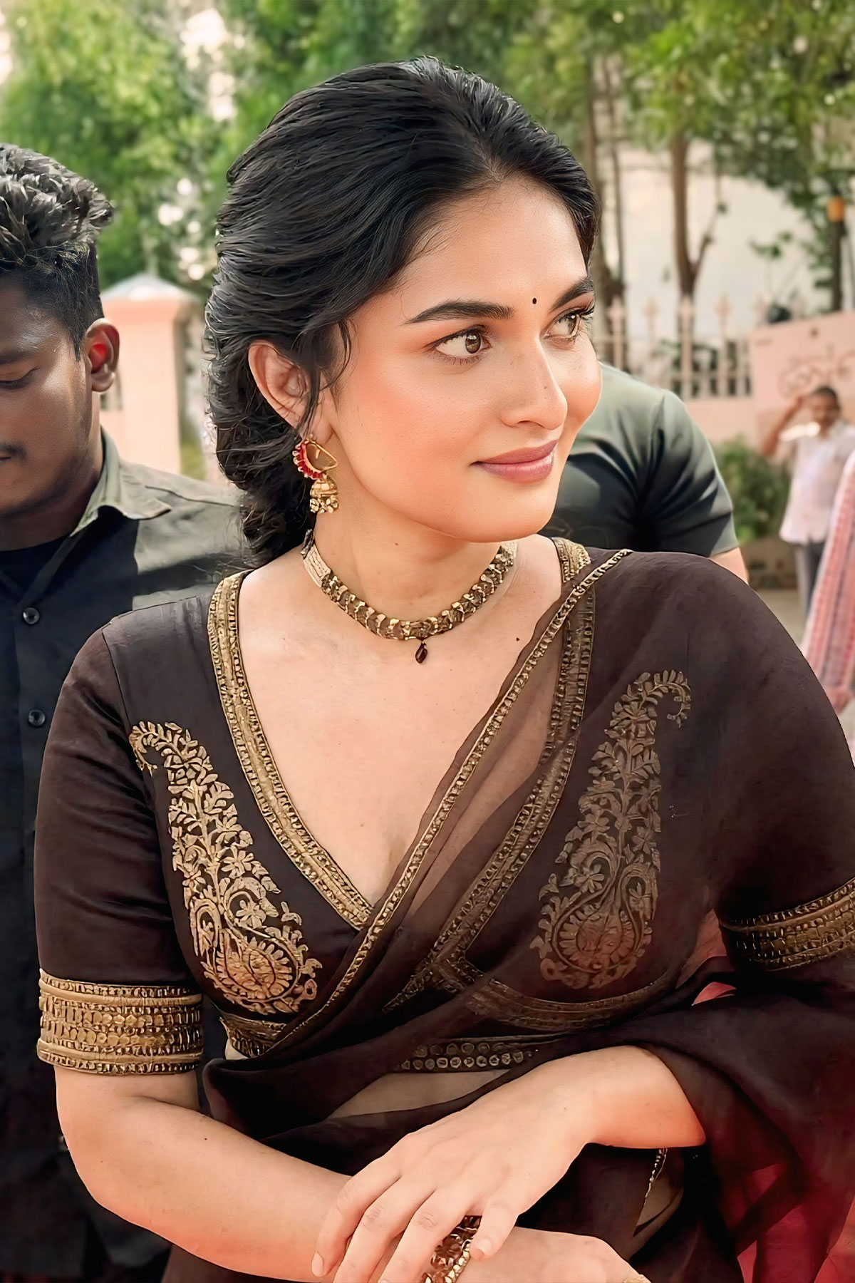 Idhayam Murali Event: Kayadu Lohar Traditional Style