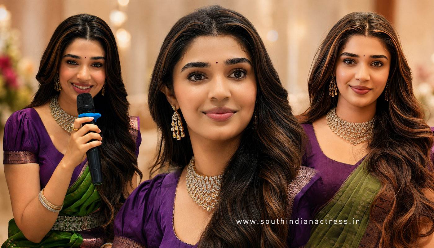 Krithi Shetty Kanjivaram Saree Look Bhimavaram Store Inauguration