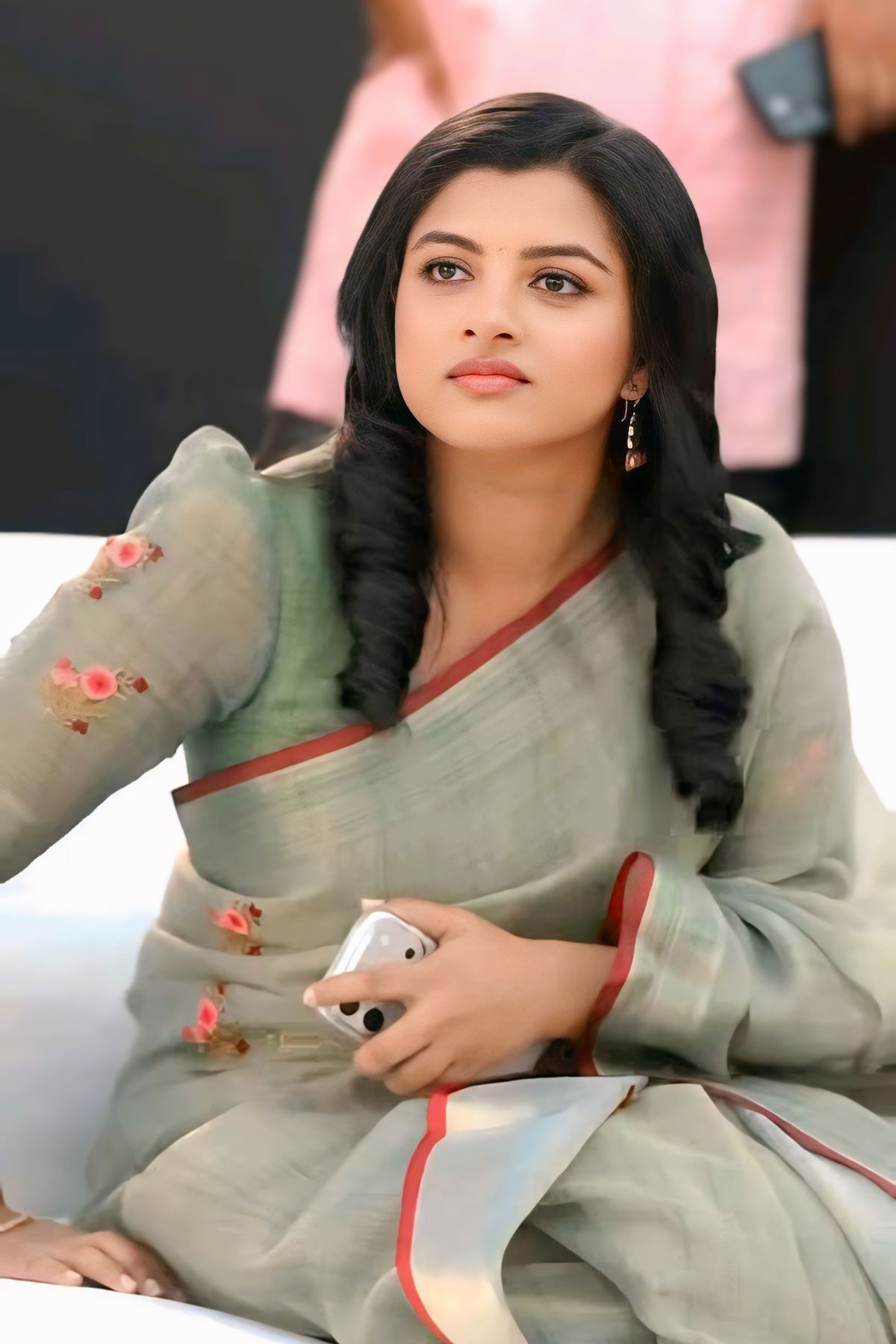 Actress Lijomol Jose Elegant Saree Look for Unmadham Event