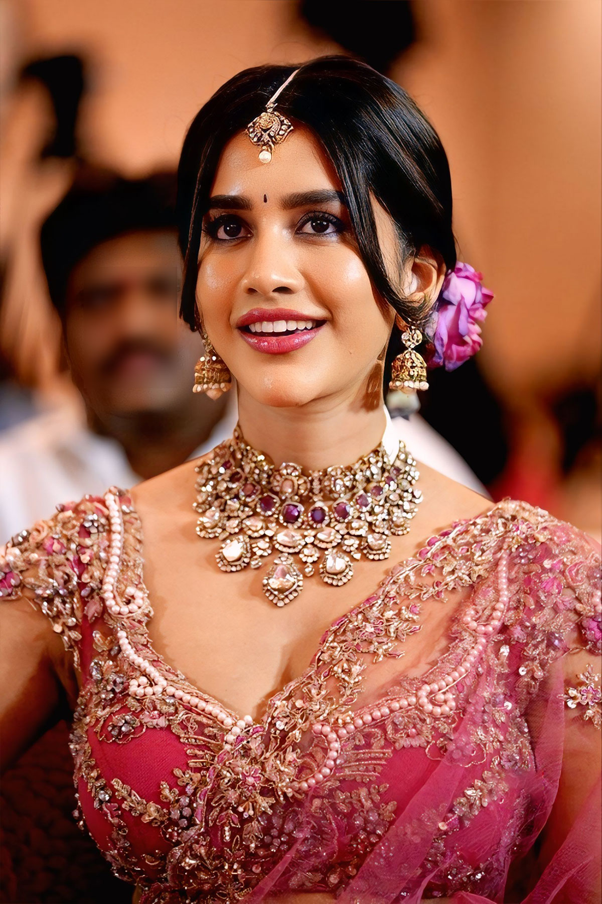 Nabha Natesh in Pink Lehenga Look Will Melt Your Heart