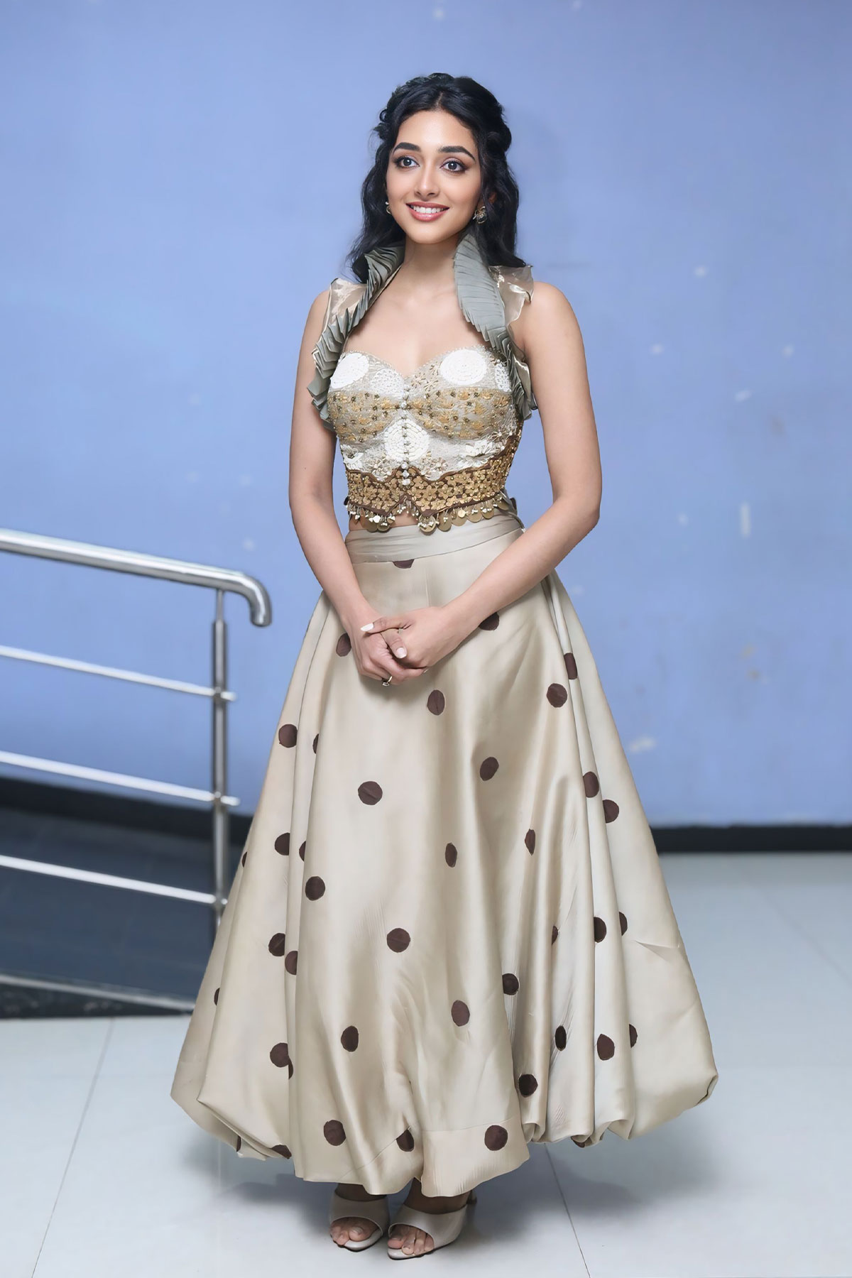 Preity Mukhundhan Pearl Embroidered Silk Top Fashion
