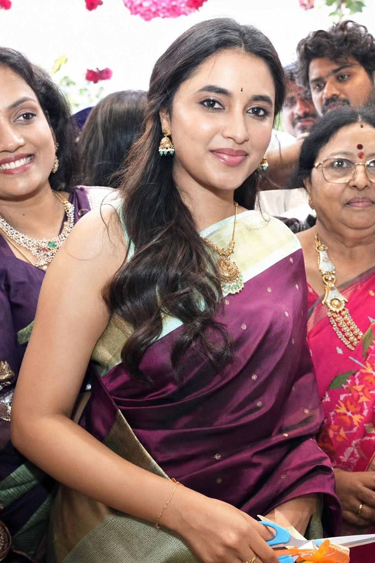 Priyanka Mohan ECIL X Roads Hyderabad Event Saree Style
