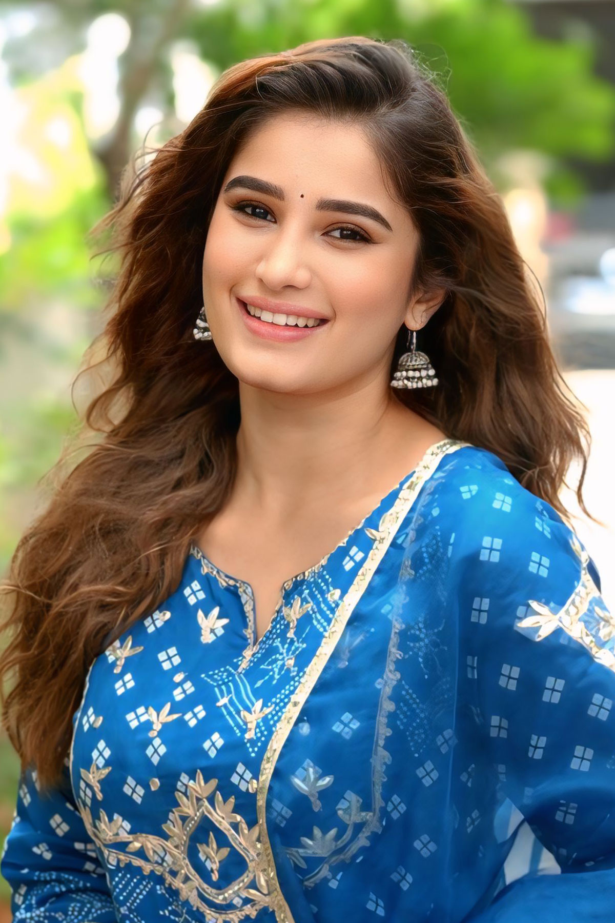 Rasha Thadani Fresh Traditional Look Blue Dress