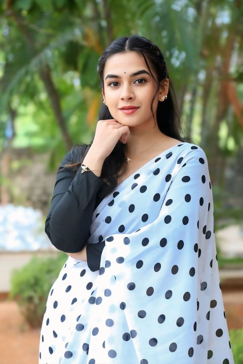 Sahithi Avancha Kalyanam Kamaneeyam Jeevitham Launch Retro Saree Outfit