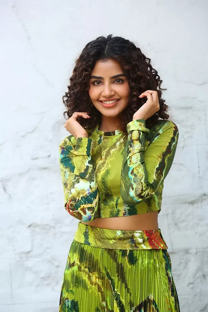 Anupama Parameswaran Green Outfit | Crazy Kalyanam Movie Photos
