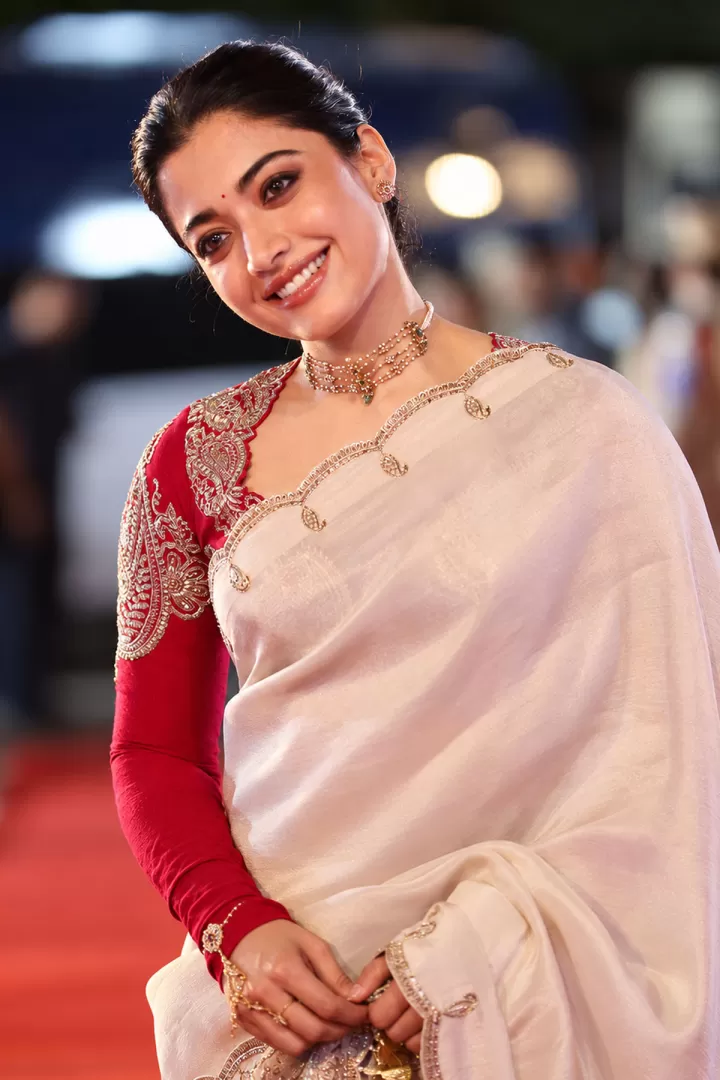 Rashmika Mandanna Ranabaali Elegant Jewellery Look